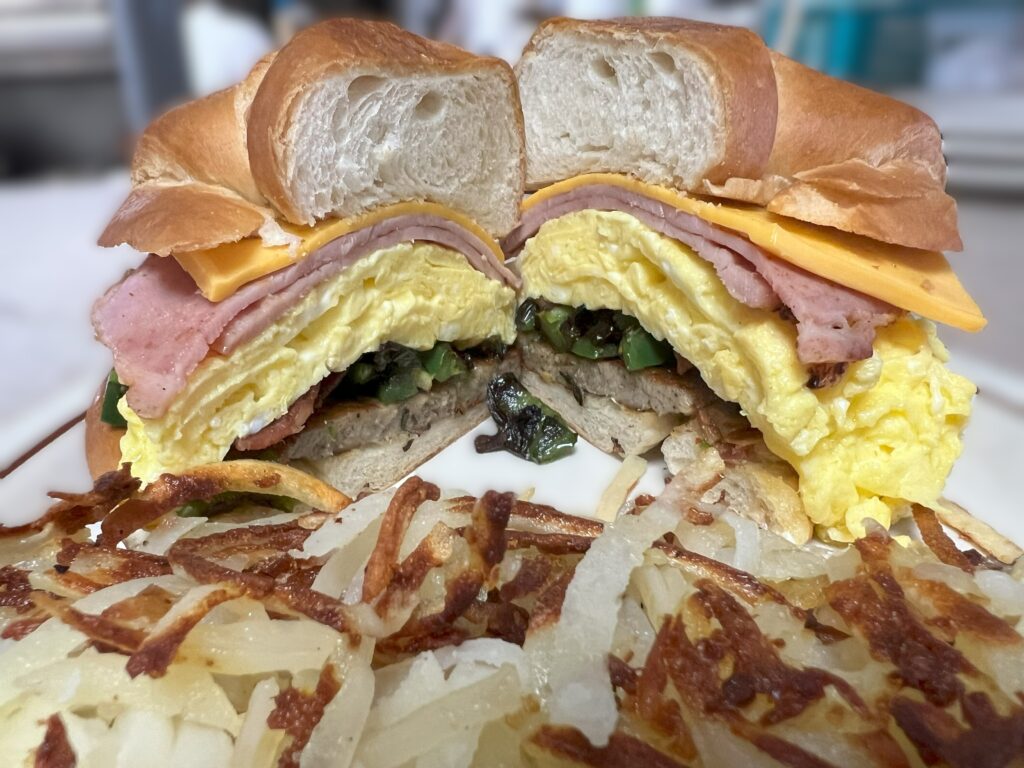 Breakfast Sandwich with Ham